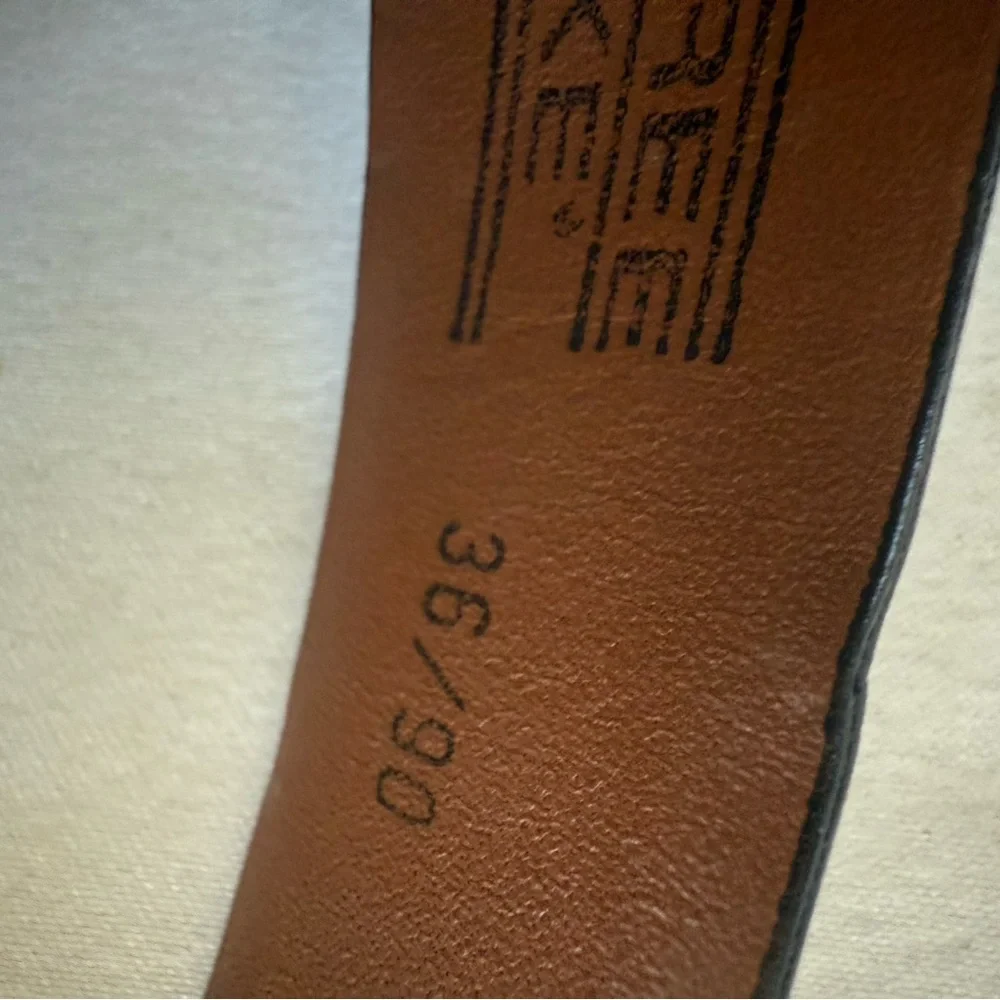 ROUNDTREE and YORKE men’s full grain leather belt NWOT size 36